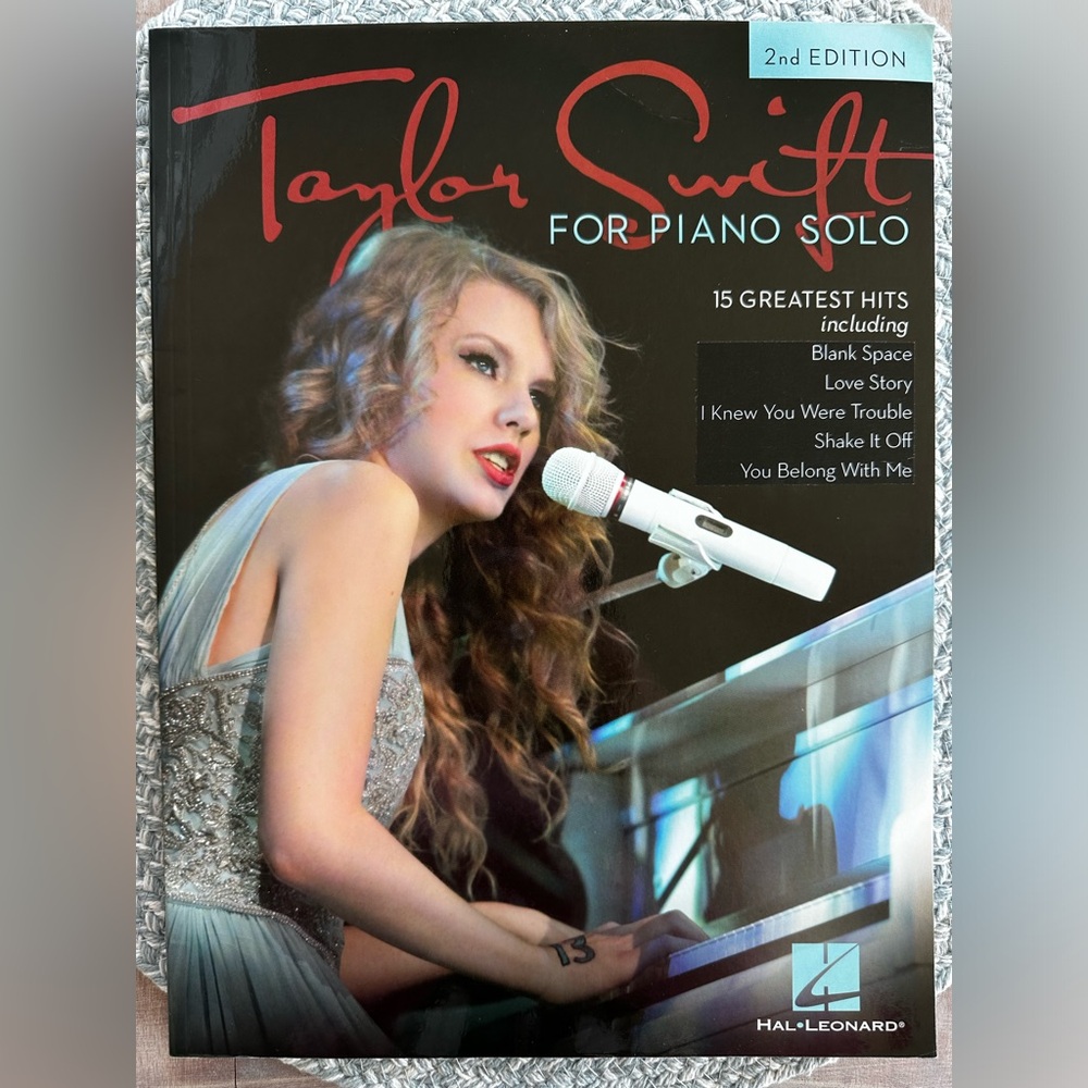 Taylor Swift Piano Book by Hal Leonard 2nd Edition. Great condition.